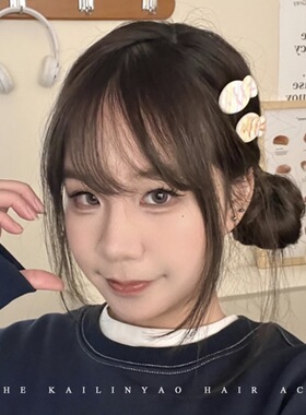小鱼发夹甜美ins刘海卡通夹