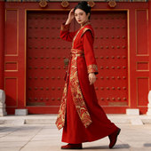 起运苍穹唤舞蹈打鼓服新年表演出服装 运动会雪龙吟马踏山河舞蹈服