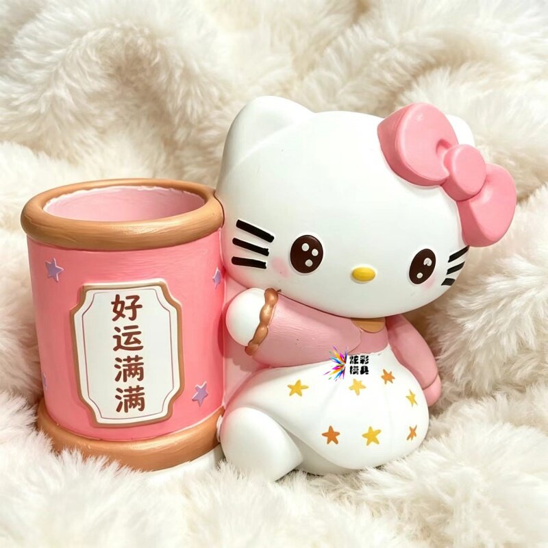 DIY好运满满KT猫玩具模具彩绘石膏娃娃乳胶立体磨具卡通3D手绘夜