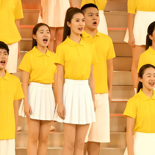 小学初中高中大学生合唱演出服