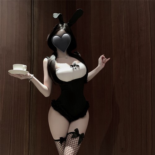 性感纯欲俏皮露背兔女郎连体衣cos角色扮演约会小胸制服晴趣qqny