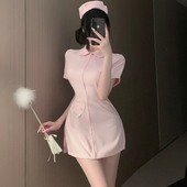 性感纯欲白衣天使护士连衣裙制服cos角色扮演情侣约会晴趣qqny