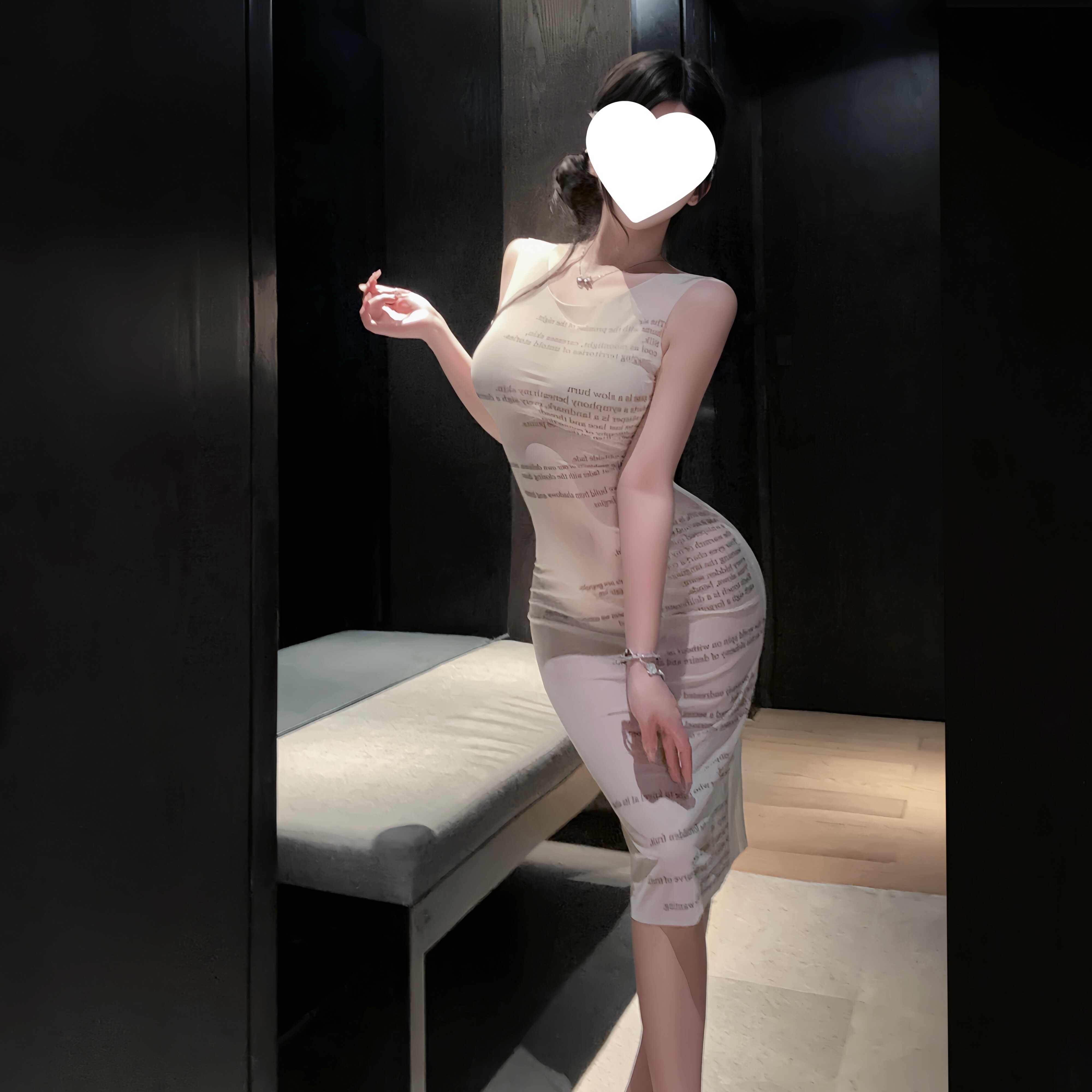 性感纯欲紧身透视字母网红辣妹睡裙御姐情侣约会制服晴趣睡衣qqny