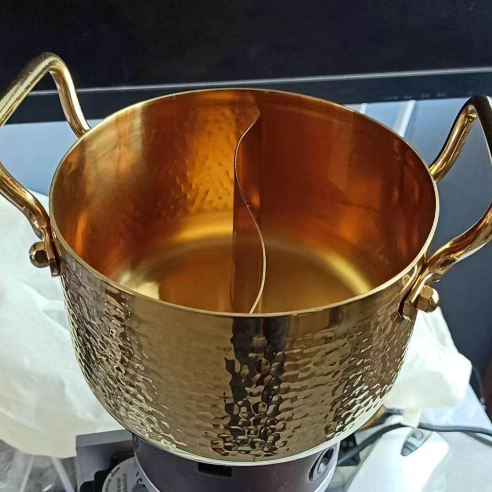 盛香亭同款金色鸳鸯锅三层加厚配勺子,厨房/烹饪用具,火锅,淘宝优惠券,粉丝福利购,淘宝优惠卷