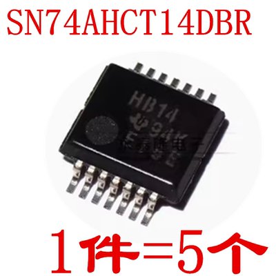 SN74AHCT14DBR 丝印HB14 逻辑芯片SSOP14 全新原装正品
