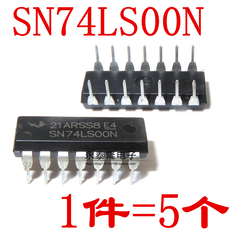 SN74LS00N HD74LS00P 直插 DIP14 逻辑 栅极和逆变器