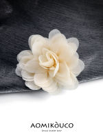Korean-style super fairy-like fabric flower three-dimensional brooch, high-end photo atmosphere, pin, versatile dress accessory thumbnail 2