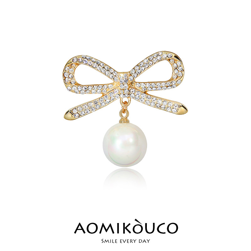 小香风蝴蝶结珍珠防走光胸针扣设计感小众别针固定衣服领口配饰品,饰品/流行首饰/时尚饰品新,胸针,淘宝优惠券,粉丝福利购,淘宝优惠卷