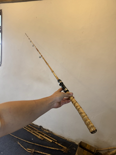 真竹子全竹圆竹路亚竿溪流路亚y竹子路亚真竹子复古并继鱼竿路亚