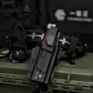 一雄正 92G下沉式K板拇指解锁快拔套92改战术套比武教官