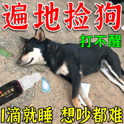 狗狗麻醉镇定快速睡眠药专治狗狗乱叫宠物猫咪安定液镇静药