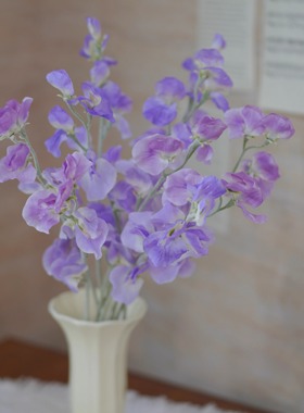 COSA豌豆花香豌豆仿真花美陈摄影道具家居摆件仿生花