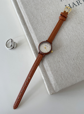 豆蔻夏季多巴胺多色小表盘手表女时尚简约个性小众学院风石英表