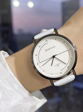 考试专用手表女ins风简约气质韩版中学生小清新森系学院风石英表