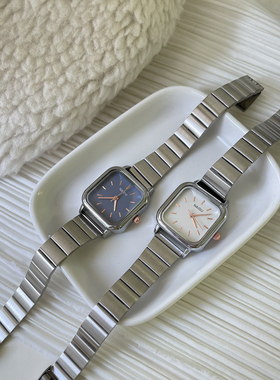 小众设计手表女ins风小巧轻奢简约气质竹节方形韩系精致百搭女表