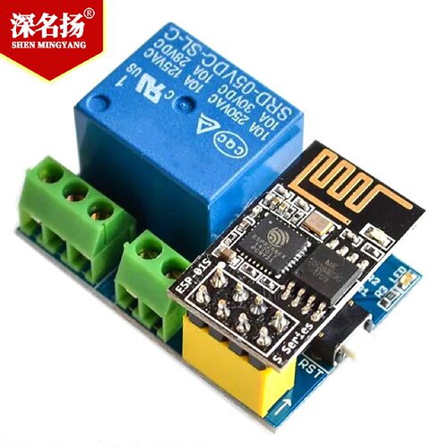 ESP8266ESP01SRelay模块WIFI继电器智能插座加多ESP01S