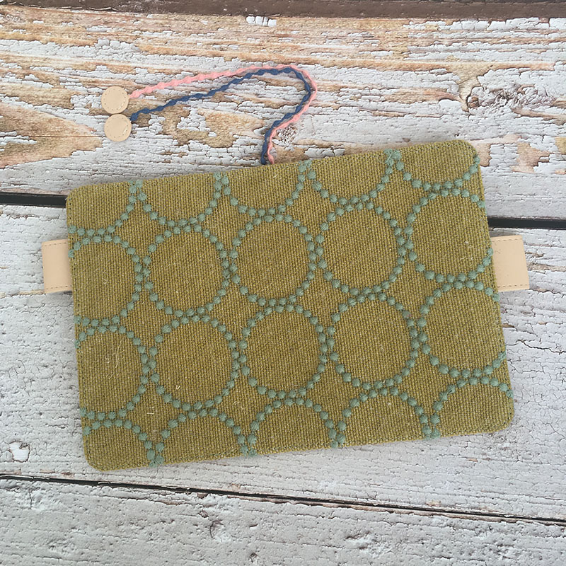 手工定制皆川明刺绣手账书衣a5