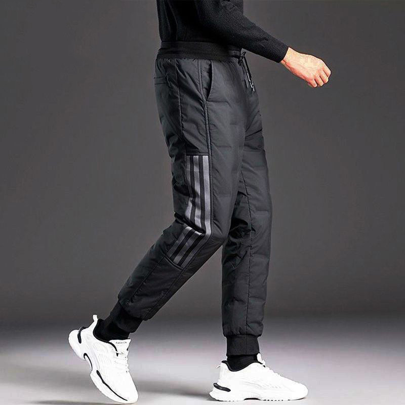 中老年男士羽绒裤男外穿