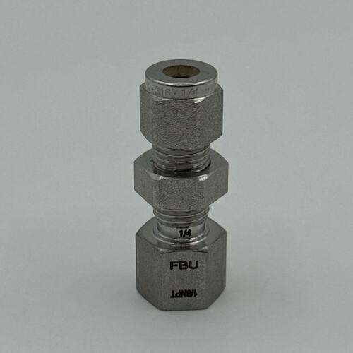 议价- 双卡套转内锥螺纹隔壁接头 FBUSS-4FBU2FF 卡套1/4-可维修