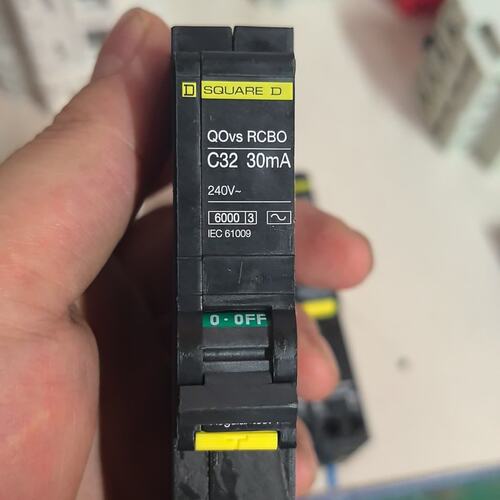 议价-施耐德SQUARE D断路器QOvs RCBO，C32A拆机-可维修