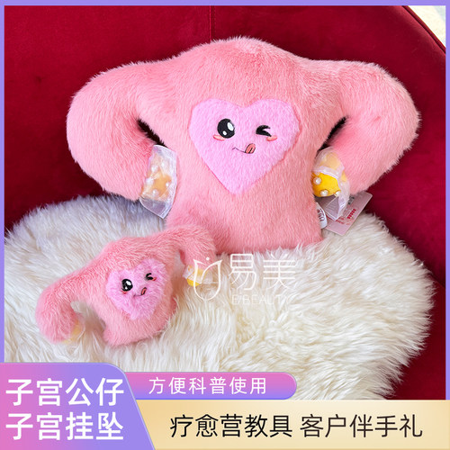 毛绒子宫挂坠美容机构培训教具