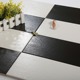 黑色木纹条瓷木地板砖客厅地砖150x800纯白仿木地板瓷砖北欧墙砖