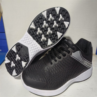 外贸出口韩国专业高尔夫球鞋防滑耐磨防水固定钉底golf shoes男款