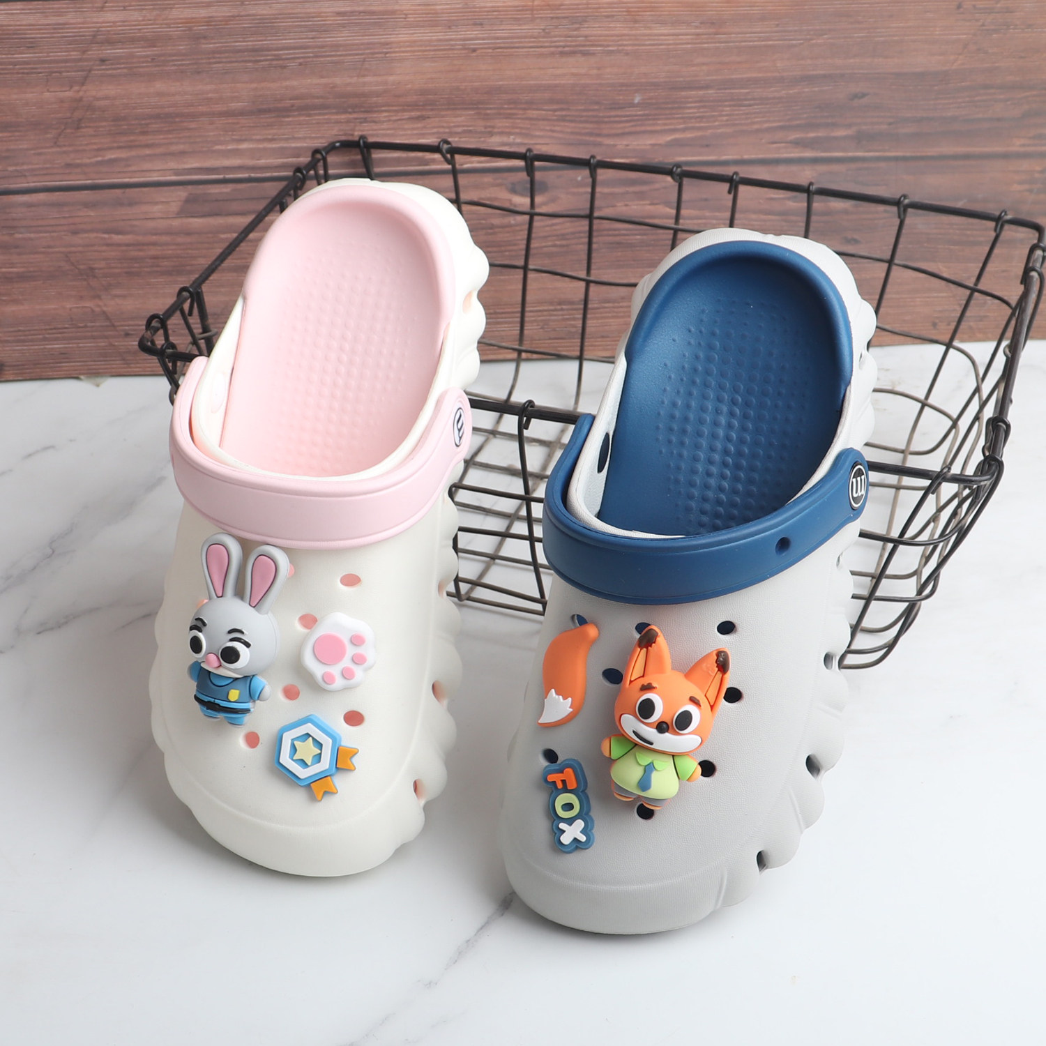 儿童立体兔子包头拼色洞洞拖鞋夏季男孩可爱卡通舒适防滑两穿沙滩,童鞋/婴儿鞋/亲子鞋,儿童凉拖鞋,淘宝优惠券,粉丝福利购,淘宝优惠卷