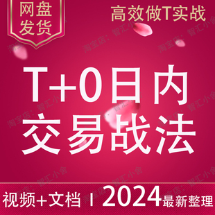日内交易战法T+0股票技术分析短线波段高抛低吸操盘手分时做T教程