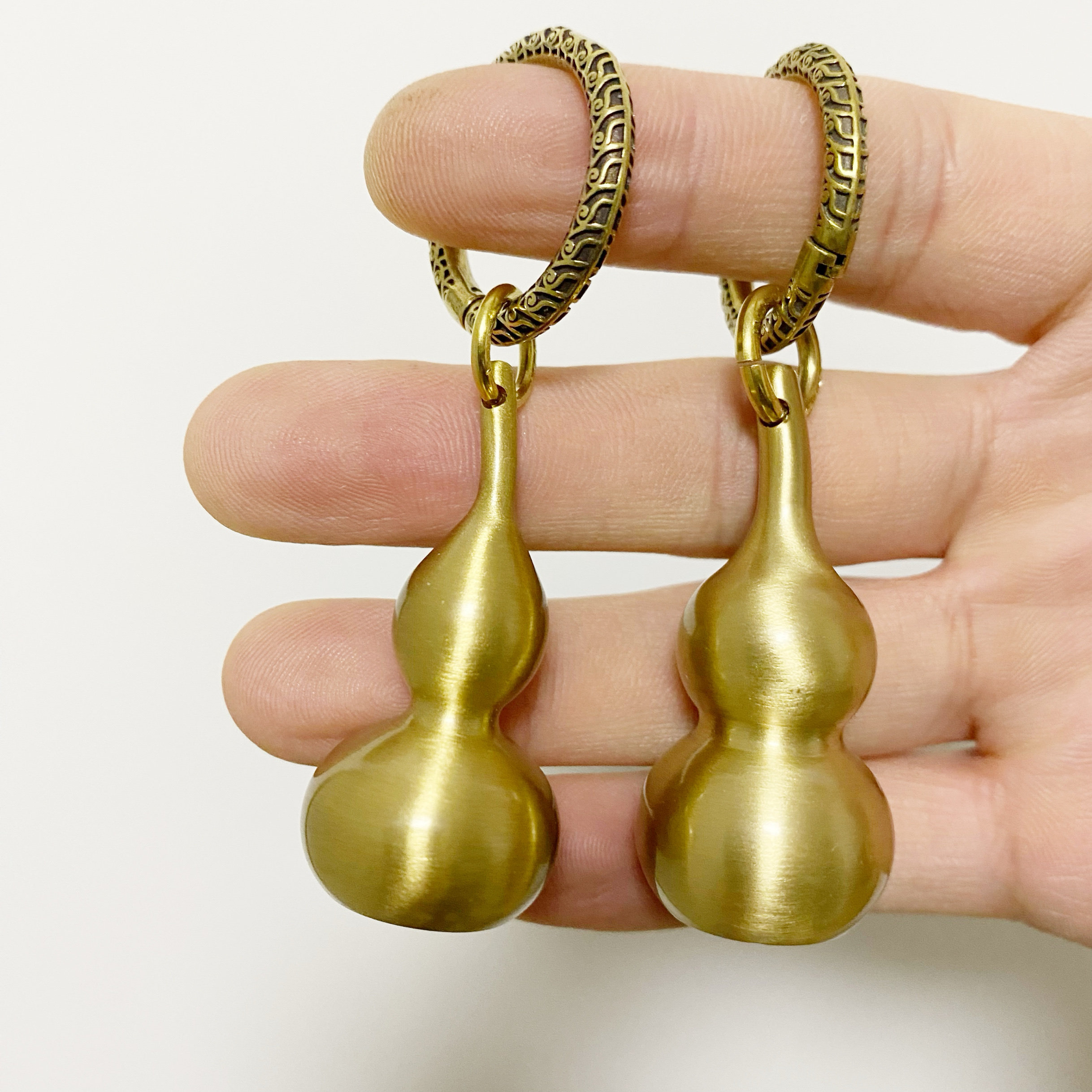 纯黄铜实心封釉葫芦汽车钥匙扣吊坠带编织绳葫芦挂件男女创意装饰,服饰配件/皮带/帽子/围巾,钥匙扣,淘宝优惠券,粉丝福利购,淘宝优惠卷