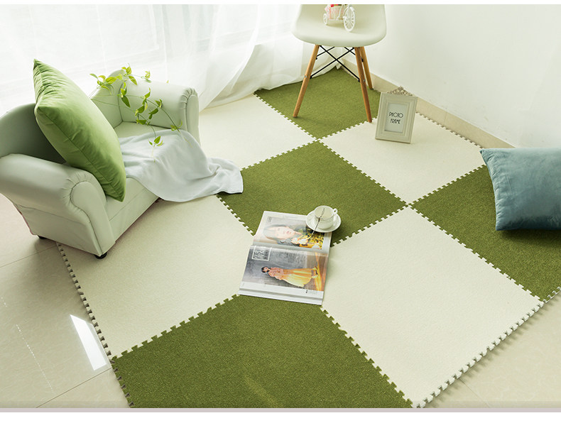 可裁剪机洗拼接地垫防滑地毯卧室飘窗垫纯色拼图四季通用榻榻米垫在类目 居家布艺, 地毯中 - 来自Buy2taobao.com提供专业的淘宝代购服务