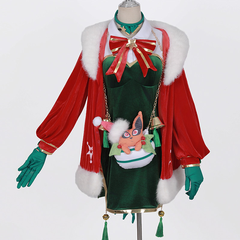 火影忍者cos服冬日玖辛奈cosplay服装圣诞节二次元女全套