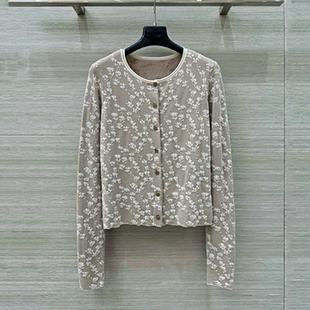 新款 刺绣蕾丝针织衫 法式 气质百搭修身 外套 时尚 2026年夏季