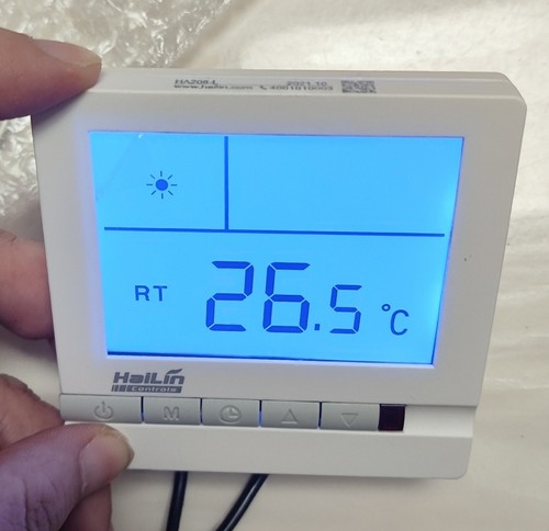 水采暖水地暖控制器线控器控制电磁阀HA208 电地暖温控器开关面板