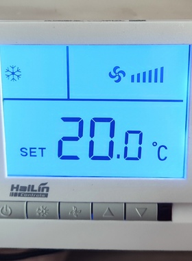 温控器开关水冷中央空调控制面板温度控制器风机盘管三速水地暖