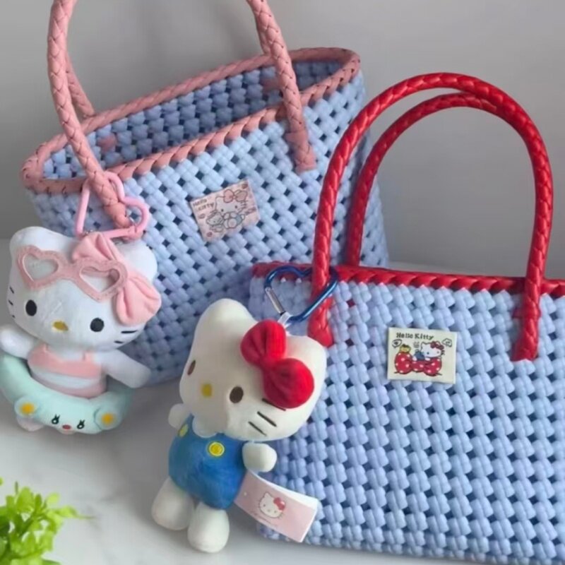 藤条线编织菜篮包DIY材料包