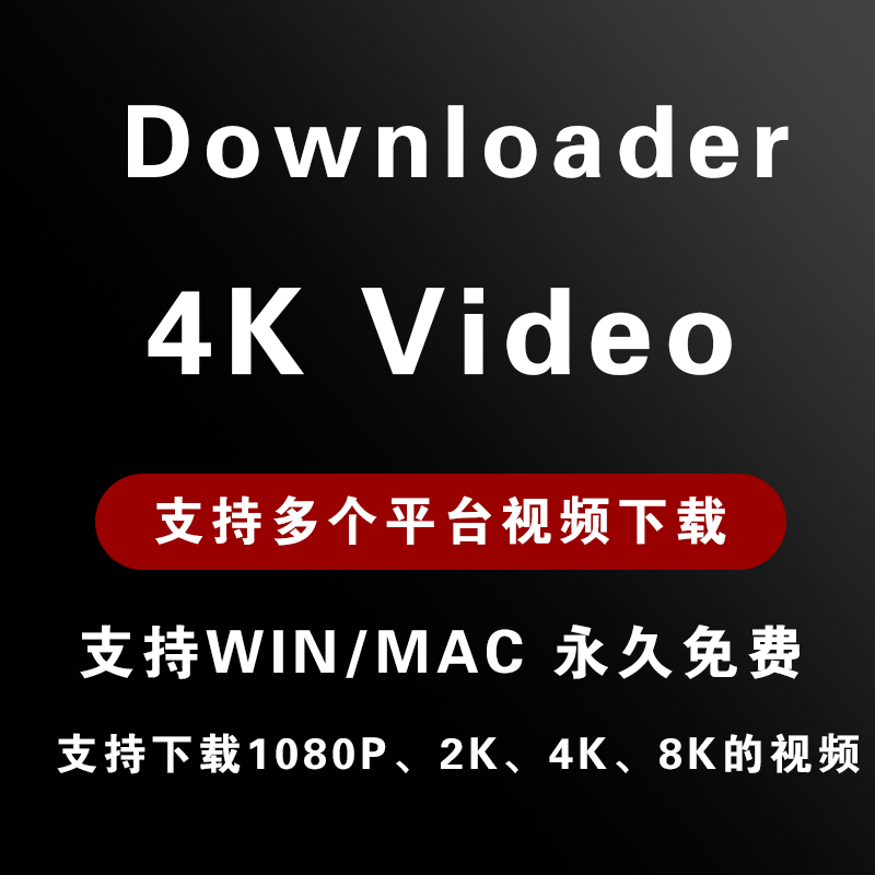 Downloader专业版，4K Video视频下载软件/在线视频网站下载工具