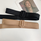 饰连衣裙西装 帆布腰封女士无孔百搭装 毛衣风衣腰带皮带 气质款 新款
