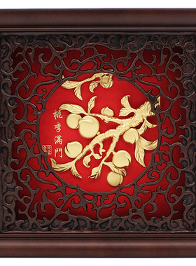 桃李满门24k金箔画 教师节礼物送老师毕业送礼实用创意礼品工艺品