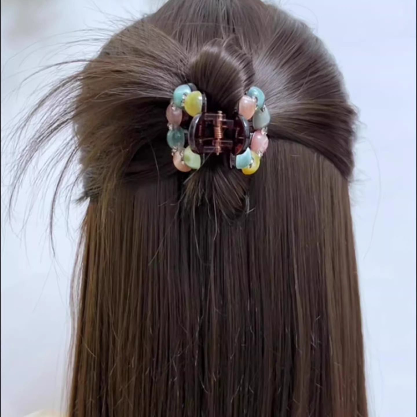 秋季2025新款小抓夹珠珠发夹