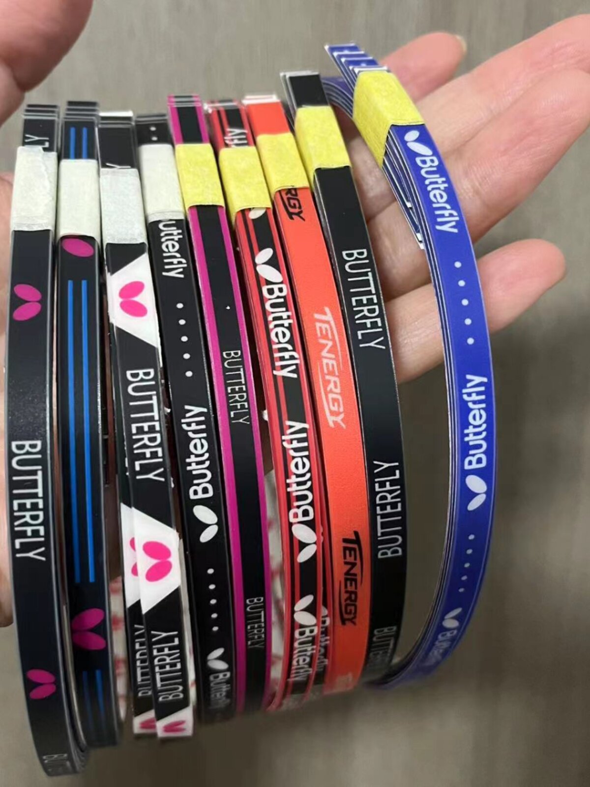 Защитная полоска для края ракетки для настольного тенниса, твердая подошва из ПВХ, защита от столкновений, твердая, износостойкая и долговечная, самоклеящаяся защитная полоска Изображение 1