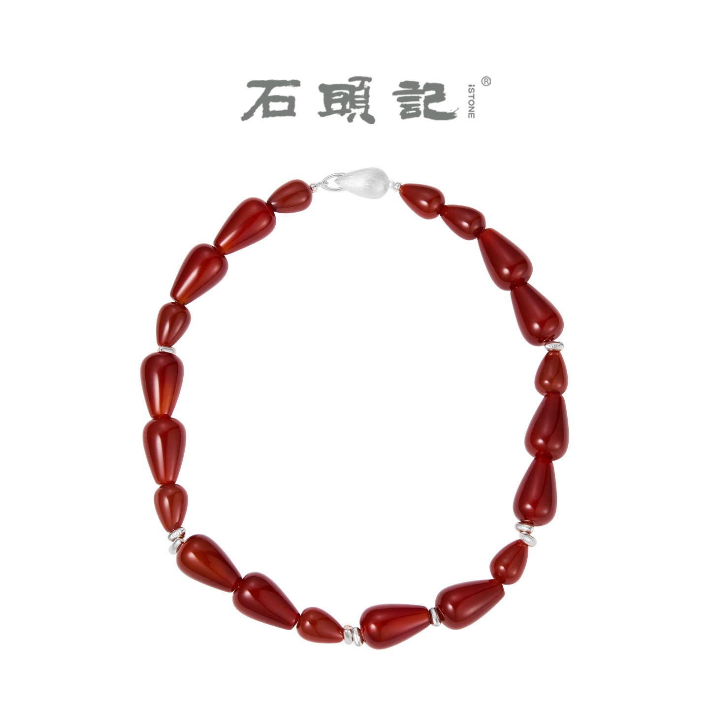 石头记红玛瑙情侣项链