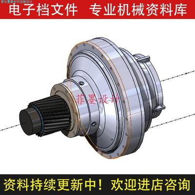 二级NWG行星减速器机械设计SolidWorks14版三维模型建模C21641