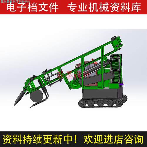 联合花生收获机农业机械设计SW16版三维模型说明书CAD图纸C22628
