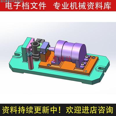 831005拨叉夹具设计铣左端面SolidWorks21版三维模型资料C22233
