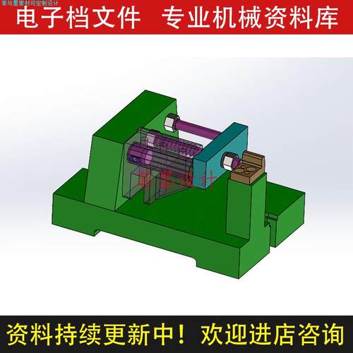 831003拨叉夹具设计铣30×80面SW21三维模型说明书CAD图纸C22203