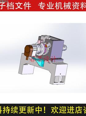 车床主轴箱结构设计SolidWorks18版三维模型可编辑素材资料C24419