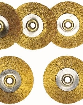 PROXXON,黄铜钢丝轮刷,∮22mm,5 pcs.,No.28962