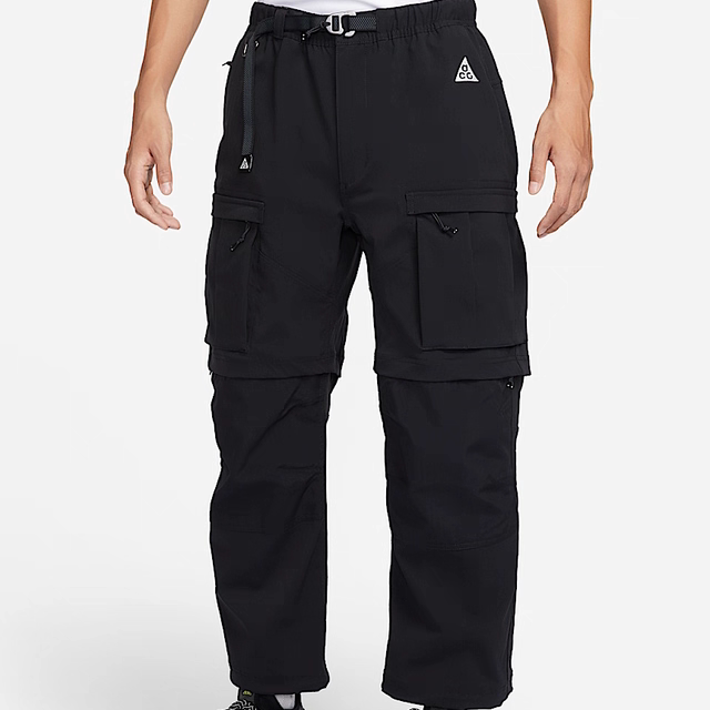 Nike耐克 ACG男短裤二合一可拆卸两穿拒水工装机能长裤FN0429-010