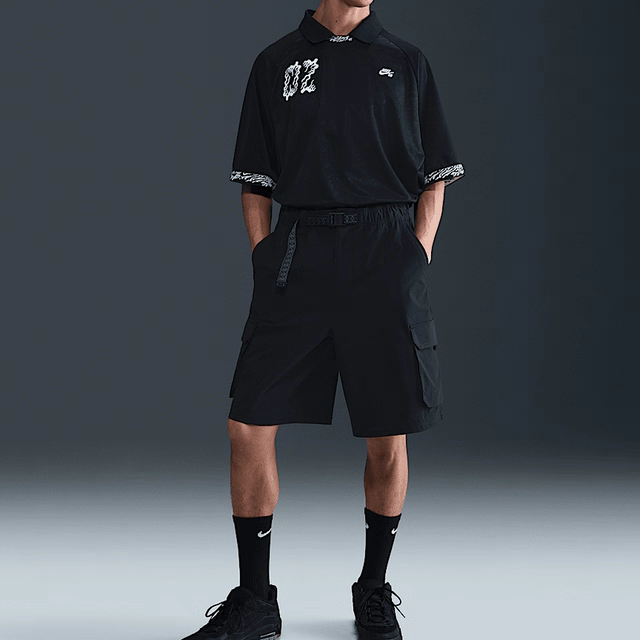 Nike耐克短裤男夏季新款滑板运动宽松工装裤梭织五分裤HJ2909-010